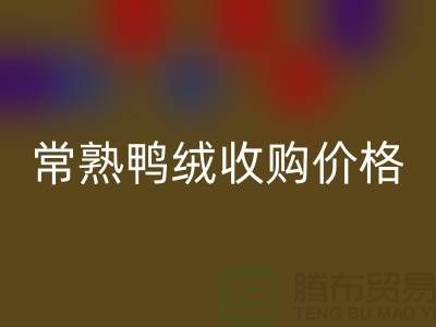 常熟羽绒mk网页版工厂 鸭绒收购自用 价格相差不大 即可成交
