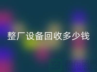 整厂设备mk网页版多少钱：了解影响报价的关键因素