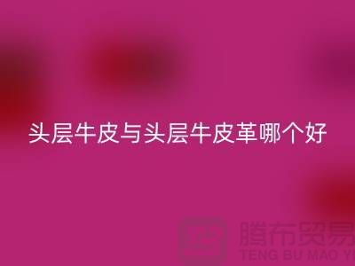 # 头层牛皮与头层牛皮革哪个好？举例说明！