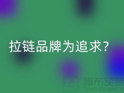拉链品牌为追求？还是为时尚？_废铜拉链mk网页版公司
