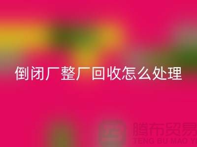 倒闭厂整厂mk网页版怎么处理好？-上海腾布贸易-为您指路