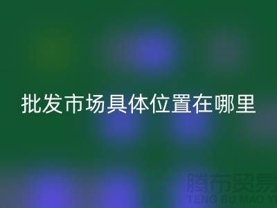 布料批发市场具体位置在哪里？在什么地方