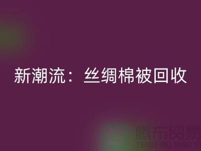 环保新潮流：丝绸棉被mk网页版，价格让您惊喜连连！