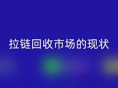 拉链mk网页版市场的现状：机遇与挑战并存
