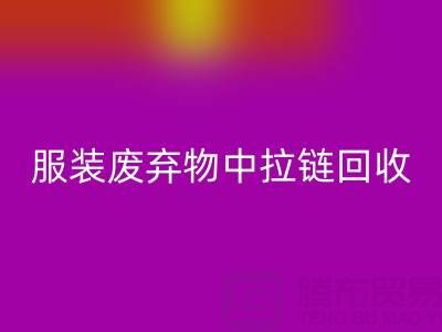 服装废弃物中拉链mk网页版的特殊性及应对措施