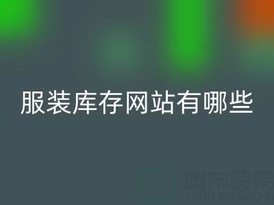 服装库存网站哪个好？有哪些服务——上海布料mk网页版公司